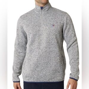 Chaps Men's Zip Up Sweater - Heather Gray